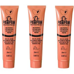 DR PAWPAW - Balm Tinted Peach Pink - 3 Pak