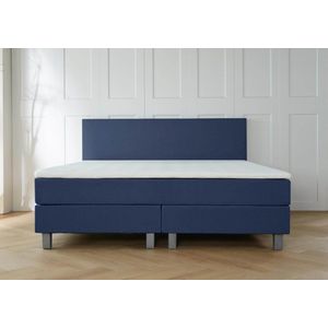 Boxspring Florence - 180x200 - Blauw - met gratis topper!