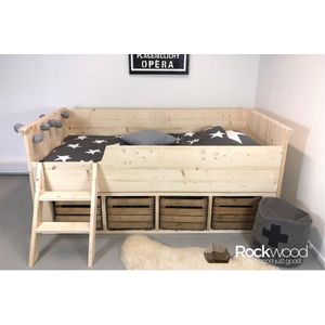 Rockwood® Kajuitbed Jasper antraciet wash