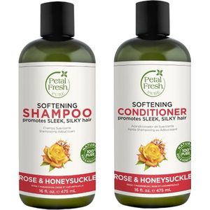 PETAL FRESH - Rose & Honeysuckle - Shampoo + Conditioner 2 Pak