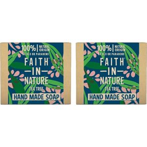 FAITH IN NATURE - Soap Tea Tree - 2 Pak