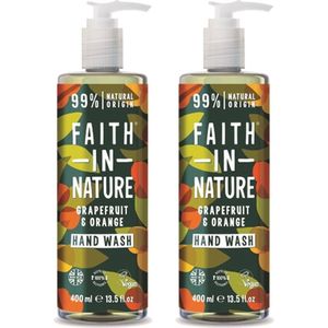 FAITH IN NATURE - Hand Wash Grapefruit & Orange - 2 Pak