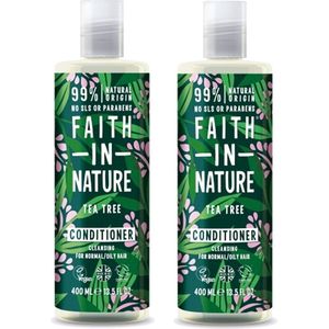 FAITH IN NATURE - Conditioner Tea Tree - 2 Pak