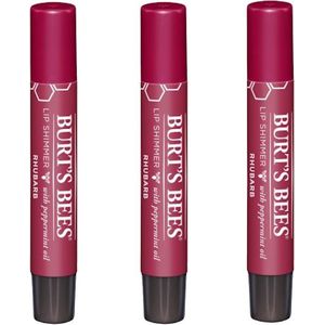 BURT'S BEES - Lip Shimmer Rhubarb - 3 Pak