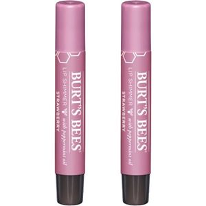 BURT'S BEES - Lip Shimmer Strawberry - 2 Pak