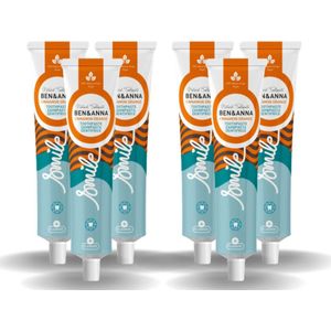 BEN&ANNA - Toothpaste Smile with Fluoride Cinnamon Orange - 75ml - 6 Pak - Voordeelverpakking