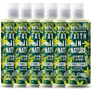 FAITH IN NATURE - Conditioner Seaweed & Citrus - 6 Pak - Voordeelverpakking