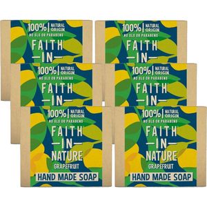 FAITH IN NATURE - Soap Grapefruit - 6 Pak - Voordeelverpakking