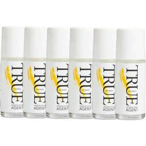 True Organic of Sweden - Undercover Agent - Roll on Deodorant - Ylang Ylang - 50ml - 6 Pak - Voordeelverpakking
