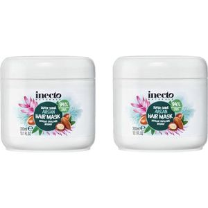 INECTO - Argan Hair Mask - 2 Potten - Biologische arganolie