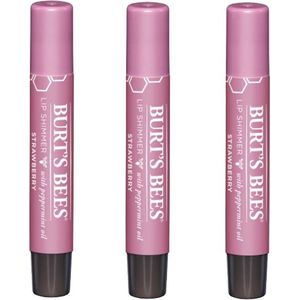 BURT'S BEES - Lip Shimmer Strawberry - 3 Pak