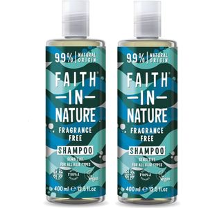 FAITH IN NATURE - Shampoo Fragrance Free - 2 Pak