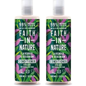 FAITH IN NATURE - Conditioner Lavender & Geranium - 2 Pak