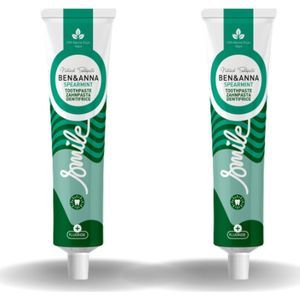 BEN&ANNA - Toothpaste Smile with Fluoride Spearmint - 75ml - 2 Pak