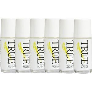 True Organic of Sweden - Undercover Agent - Roll on Deodorant - Lemongrass - 50ml - 6 Pak - Voordeelverpakking