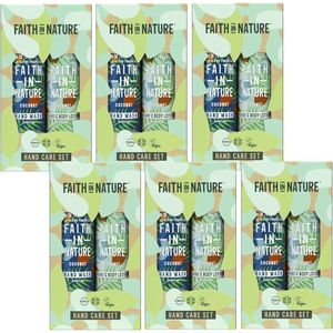 FAITH IN NATURE - Gift Set Hand Care Coconut - 6 Pak - Voordeelverpakking