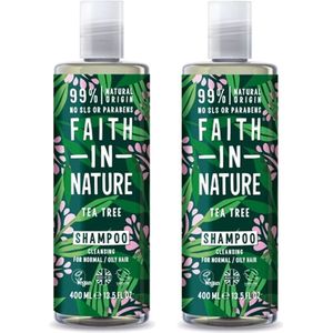 FAITH IN NATURE - Shampoo Tea Tree - 2 Pak