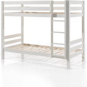 Stapelbed Charlie Wit - Hoogte 161 cm