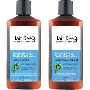 PETAL FRESH - Hair ResQ Shampoo + Conditioner Thickening Original - 2 Pak