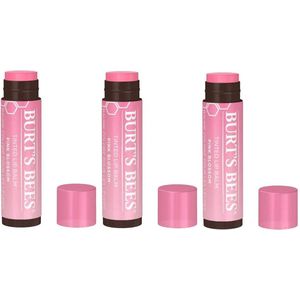 BURT'S BEES - Tinted Lip Balm Pink Blossom - 3 Pak