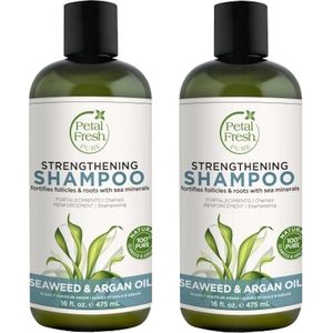 PETAL FRESH - Shampoo Seaweed & Argan Oil - 2 Pak