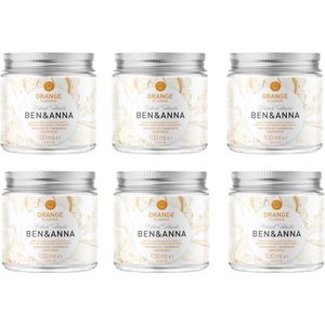 BEN&ANNA - Orange tandpasta met fluoride 100 ml - 6 Pak