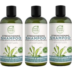 PETAL FRESH - Shampoo Seaweed & Argan Oil - 3 Pak