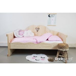 Rockwood® Peuterbed Isabelle inclusief montage met gratis lattenbodem white wash