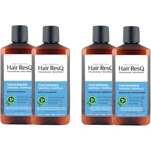 PETAL FRESH - Hair ResQ 2 x Shampoo + 2 x Conditioner Thickening Original - 4 Pak