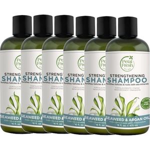 PETAL FRESH - Shampoo Seaweed & Argan Oil - 6 Pak - Voordeelverpakking