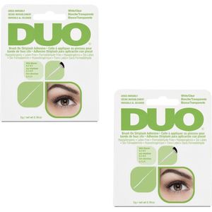 DUO - Brush On Striplash Adhesive White/Clear with Vitamins - 2 Pak