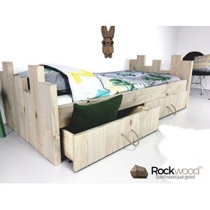 Rockwood® Kinderbed Robin Natural Grey inclusief montage