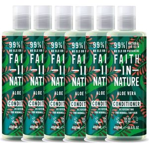 FAITH IN NATURE - Conditioner Aloe Vera - 6 Pak - Voordeelverpakking