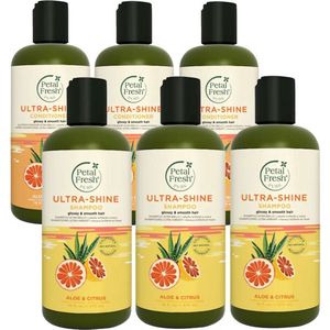 PETAL FRESH - 3x Shampoo Aloe & Citrus + 3x Conditioner Aloe & Citrus - 6 Pak - Voordeelverpakking
