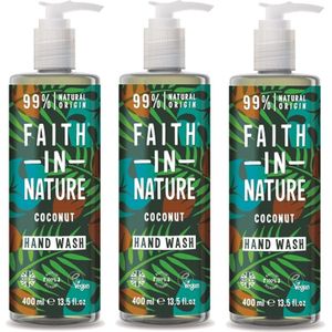 FAITH IN NATURE - Hand Wash Coconut - 3 Pak