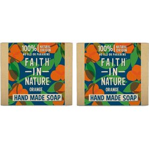 FAITH IN NATURE - Soap Orange - 2 Pak