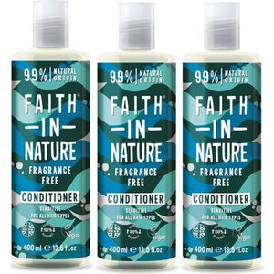 FAITH IN NATURE - Conditioner Fragrance Free - 3 Pak
