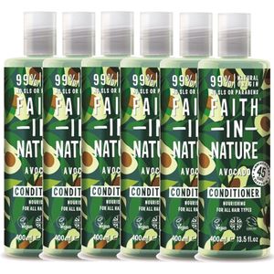 FAITH IN NATURE - Conditioner Avocado - 6 Pak - Voordeelverpakking