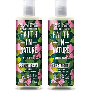 Faith in Nature - Wild Rose Conditioner - 400 ml - 2 Pak