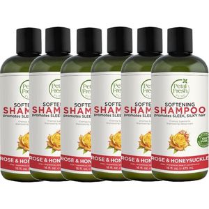 PETAL FRESH - Shampoo Rose & Honeysuckle - 6 Pak - Voordeelverpakking