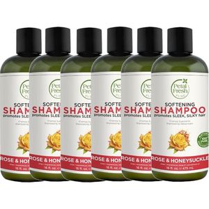 PETAL FRESH - Shampoo Rose & Honeysuckle - 6 Pak - Voordeelverpakking