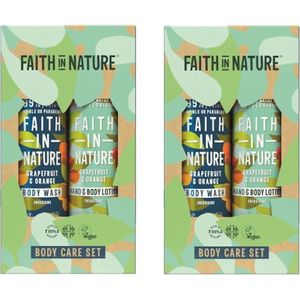 FAITH IN NATURE - Gift Set Body Care Grapefruit & Orange - 2 Pak