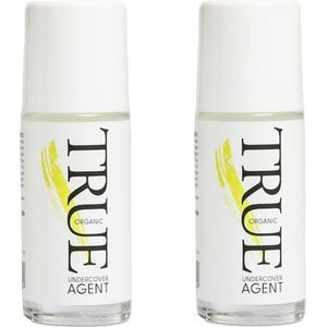 True Organic of Sweden - Undercover Agent - Roll on Deodorant - Lemongrass - 50ml - 2 Pak