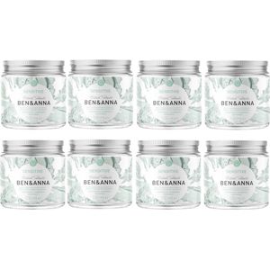 BEN&ANNA - sensitive tandpasta 100 ml - 8 Pak - Voordeelverpakking