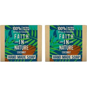 FAITH IN NATURE - Soap Coconut - 2 Pak