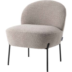 Fauteuil Jolien Beige - Teddy - Zithoogte 44 cm - Zitdiepte 48 cm