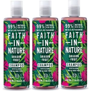 FAITH IN NATURE - Shampoo Dragon Fruit - 3 Pak