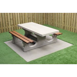 Rockwood® Betonnen Picknickset DeLuxe Rolstoeltoegankelijk 2.10m