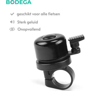 Bodega Air tag bel - TrackBell - Fietsbel - AirTag Fiets - GPS Tracker Fiets - Fietsalarm - Fiets GPS - Bike Tracker - Ebike - Exclusief airtag