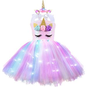 1-2 jaar - Meisjes - Tutu Jurk - Unicorn - Eenhoorn - Jurken - Feest - Verjaardag - Kleding - Party - Prinses - Dansen